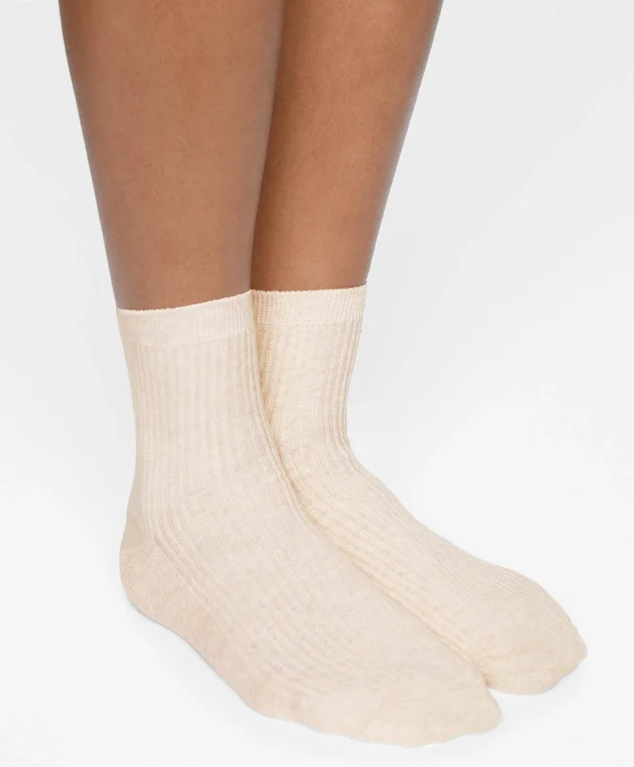 5 paires de chaussettes mi-mollet en coton 5 paires de chaussettes mi-mollet en coton