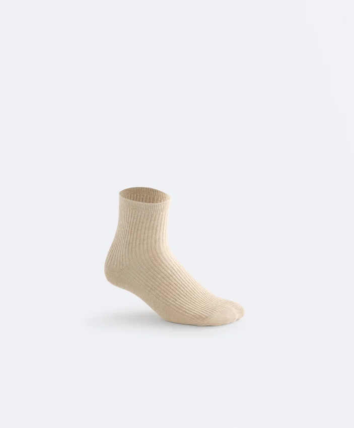 5 paires de chaussettes mi-mollet en coton 5 paires de chaussettes mi-mollet en coton