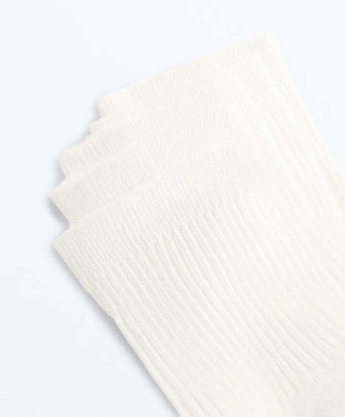 5 paires de chaussettes mi-mollet en coton mélangé 5 paires de chaussettes mi-mollet en coton mélangé