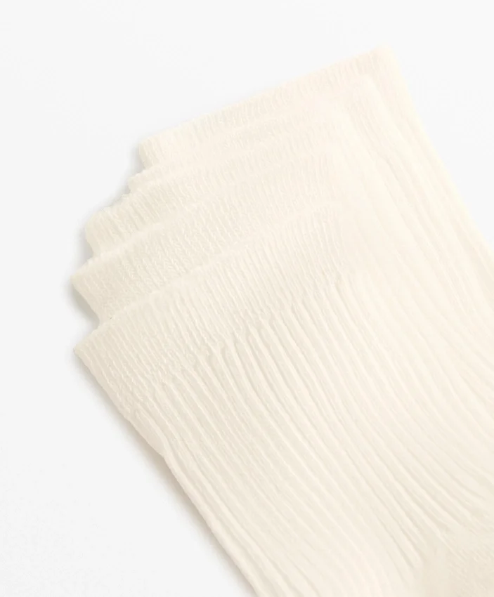 5 paires de chaussettes mi-mollet en coton mélangé 5 paires de chaussettes mi-mollet en coton mélangé