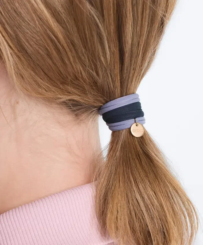 6 élastiques à accessoires cheveux avec plaque Oysho 6 élastiques à accessoires cheveux avec plaque Oysho