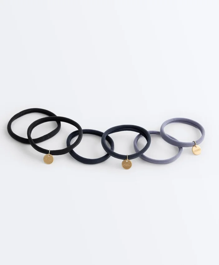 6 élastiques à accessoires cheveux avec plaque Oysho 6 élastiques à accessoires cheveux avec plaque Oysho
