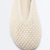 Ballerines en crochet plates Ballerines en crochet plates