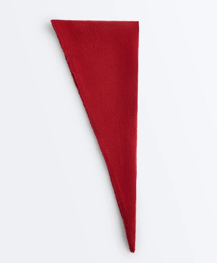 Bandanas en tricot 90 % laine, 10 % cachemire Bandanas en tricot 90 % laine, 10 % cachemire