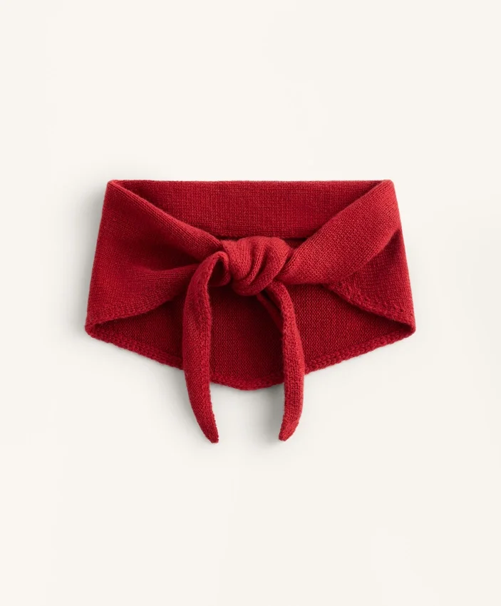 Bandanas en tricot 90 % laine, 10 % cachemire Bandanas en tricot 90 % laine, 10 % cachemire