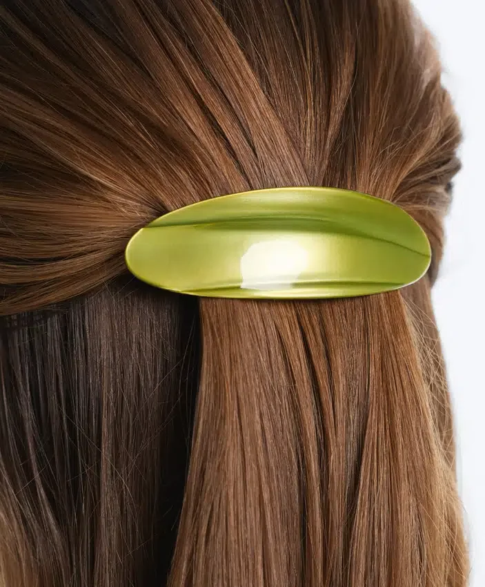 Barrette ovale pour accessoires cheveux Barrette ovale pour accessoires cheveux