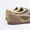 Baskets en daim refendu et mesh Baskets en daim refendu et mesh