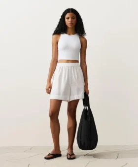 Bermuda 100 % lin Shorts