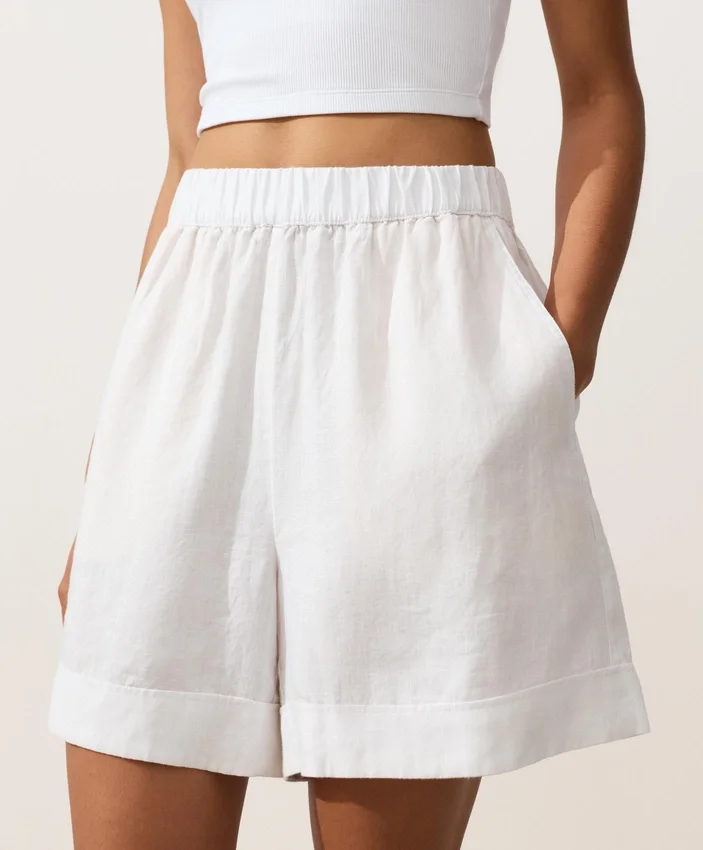 Bermuda 100 % lin Shorts Bermuda 100 % lin Shorts