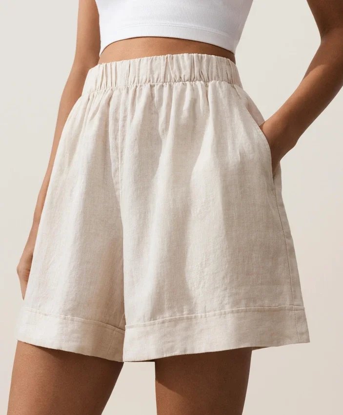 Bermuda 100 % lin Shorts Bermuda 100 % lin Shorts