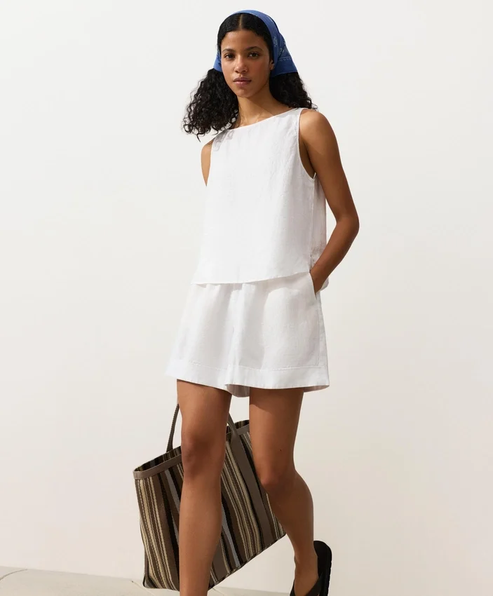 Bermuda 100 % lin Shorts Bermuda 100 % lin Shorts