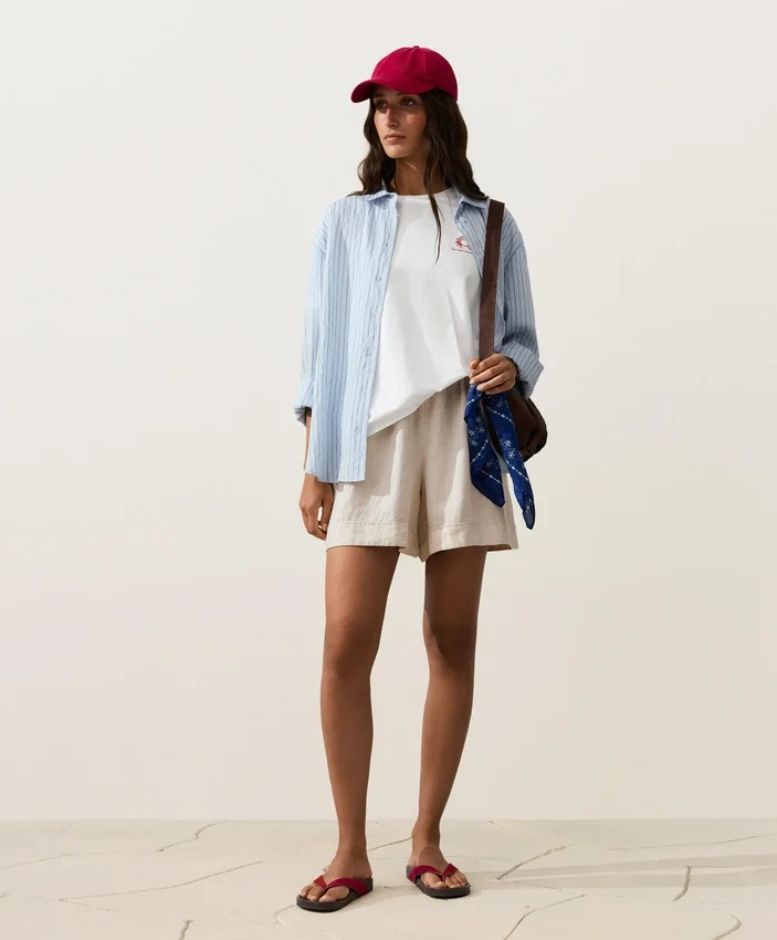 Bermuda 100 % lin Shorts Bermuda 100 % lin Shorts