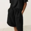 Bermuda mi-long 100 % lin Bermuda mi-long 100 % lin