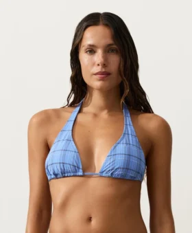 Bikini dos nu à carreaux
