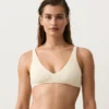Bikini dos nu en piqué froissé Bikini dos nu en piqué froissé