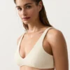 Bikini dos nu en piqué froissé Bikini dos nu en piqué froissé