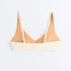 Bikini dos nu en piqué froissé Bikini dos nu en piqué froissé