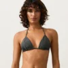 Bikinis triangle en jacquard effet délavé Bikinis triangle en jacquard effet délavé