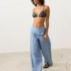 Bikinis triangle en jacquard effet délavé Bikinis triangle en jacquard effet délavé