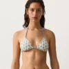 Bikinis à vagues contrastées en crochet Bikinis à vagues contrastées en crochet