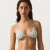 Bikinis à vagues contrastées en crochet Bikinis à vagues contrastées en crochet