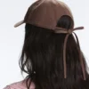 Casquette effet délavé 100 % coton avec cordon Casquette effet délavé 100 % coton avec cordon