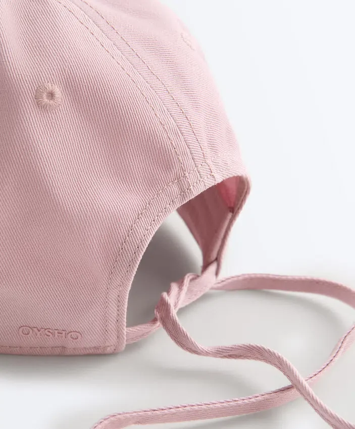 Casquette effet délavé 100 % coton avec cordon Casquette effet délavé 100 % coton avec cordon
