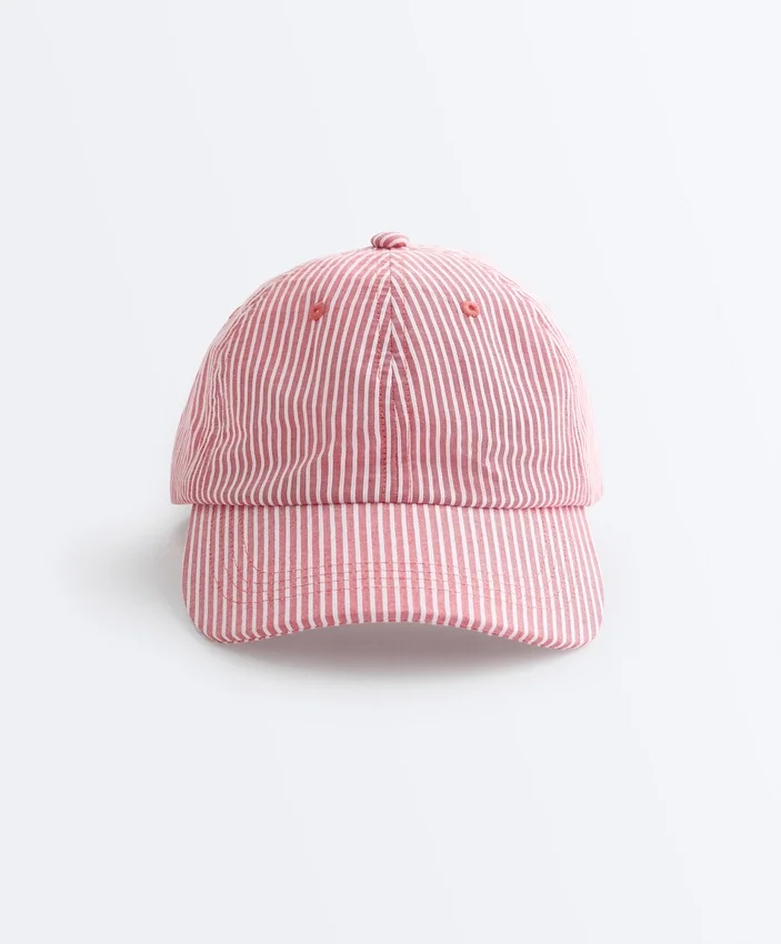 Casquette rayée 100 % coton Casquette rayée 100 % coton