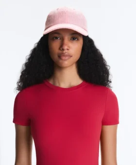 Casquette rayée 100 % coton
