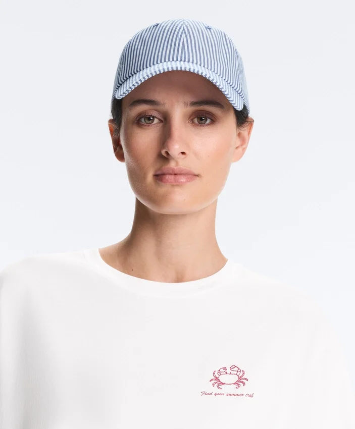 Casquette rayée 100 % coton Casquette rayée 100 % coton