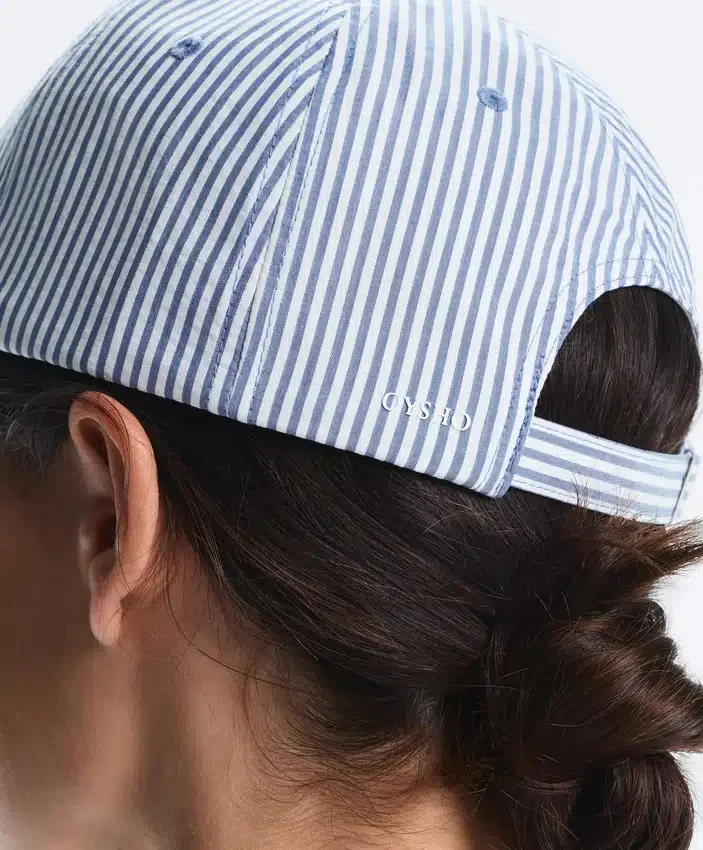 Casquette rayée 100 % coton Casquette rayée 100 % coton