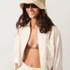 Chapeau bob tressé effet raphia