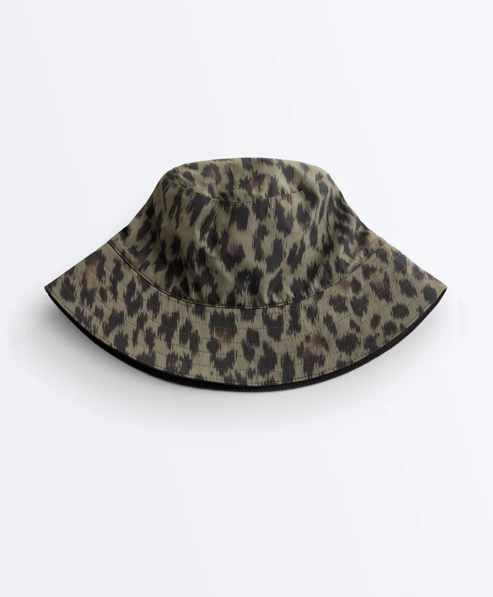 Chapeau imperméable 10K à imprimé léopard Chapeau imperméable 10K à imprimé léopard