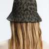 Chapeau imperméable 10K à imprimé léopard Chapeau imperméable 10K à imprimé léopard