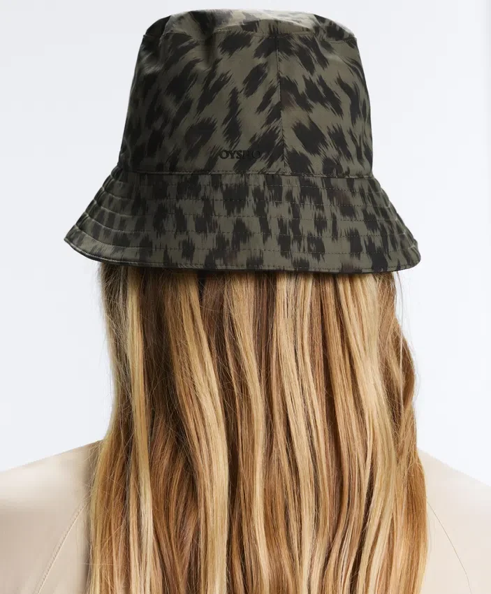 Chapeau imperméable 10K à imprimé léopard Chapeau imperméable 10K à imprimé léopard