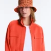 Chapeau réversible en coton mélangé à carreaux Chapeau réversible en coton mélangé à carreaux