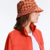 Chapeau réversible en coton mélangé à carreaux Chapeau réversible en coton mélangé à carreaux