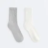 Chaussettes classiques ample en mélange de coton