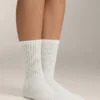 Chaussettes classiques ample en mélange de coton