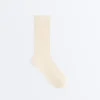 Chaussettes classiques en mélange de soie à côtes Chaussettes classiques en mélange de soie à côtes