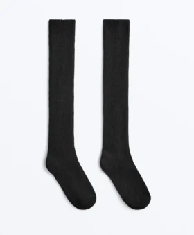 Chaussettes longues 18 % cachemire et 13 % laine