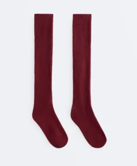 Chaussettes longues 18 % cachemire et 13 % laine Chaussettes longues 18 % cachemire et 13 % laine