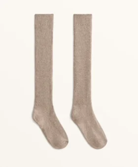 Chaussettes longues 18 % cachemire et 13 % laine