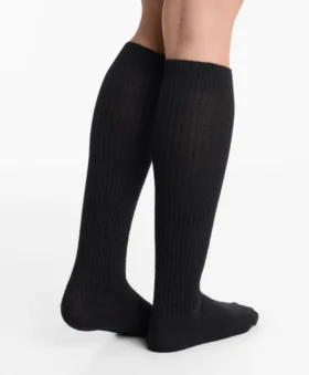 Chaussettes longues 18 % cachemire et 13 % laine