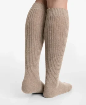 Chaussettes longues 18 % cachemire et 13 % laine