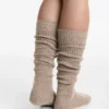 Chaussettes longues 18 % cachemire et 13 % laine