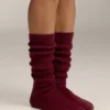 Chaussettes longues 18 % cachemire et 13 % laine