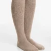 Chaussettes longues 18 % cachemire et 13 % laine
