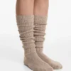 Chaussettes longues 18 % cachemire et 13 % laine