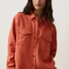 Chemise 100 % lin avec poches Chemise 100 % lin avec poches